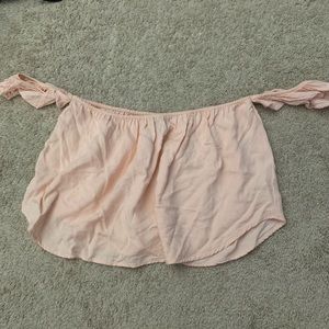 soft pink crop top